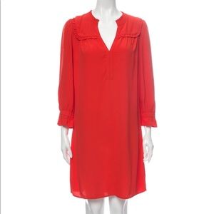 BA&SH Shift V-Neck Mini Dress